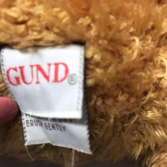 GUND Gabbi Lion Plush Stuffed Animal Toy 2741 Orange Brown 16" Long - Picture 5 of 5